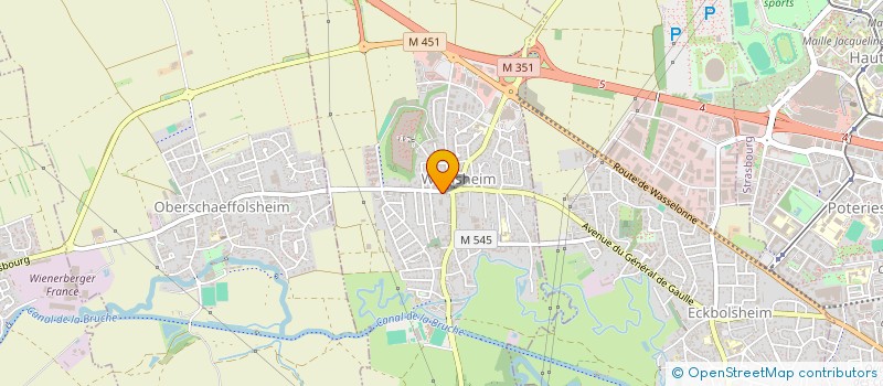 localisation de l'entreprise FRANCE AMBULANCES  WOLFISHEIM