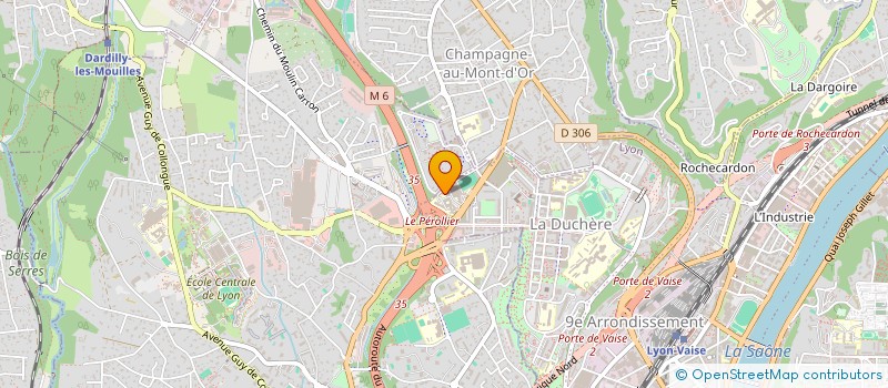 localisation de l'entreprise FRANCE AMBULANCES PARTNERS à LYON