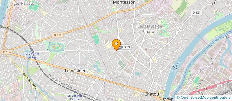 localisation de l'entreprise FRANCE AMBULANCES SARL à CHATOU