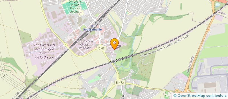 localisation de l'entreprise FRANCE AMENAGEMENT à GOUSSAINVILLE