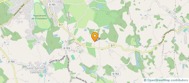 localisation de l'entreprise FRANCE ANES ET MULETS  ARNAC-POMPADOUR