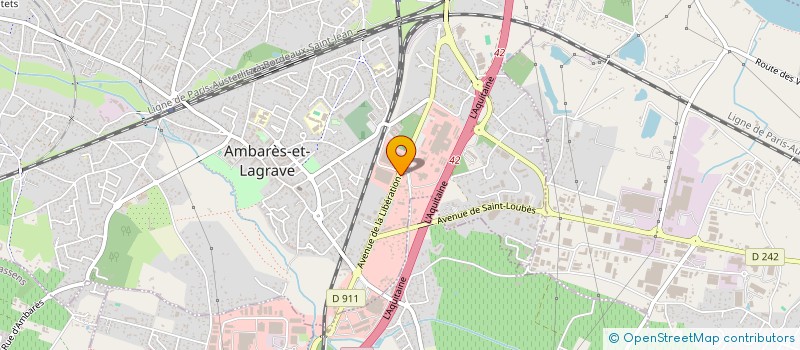 localisation de l'entreprise FRANCE ANIMATION  AMBARES-ET-LAGRAVE