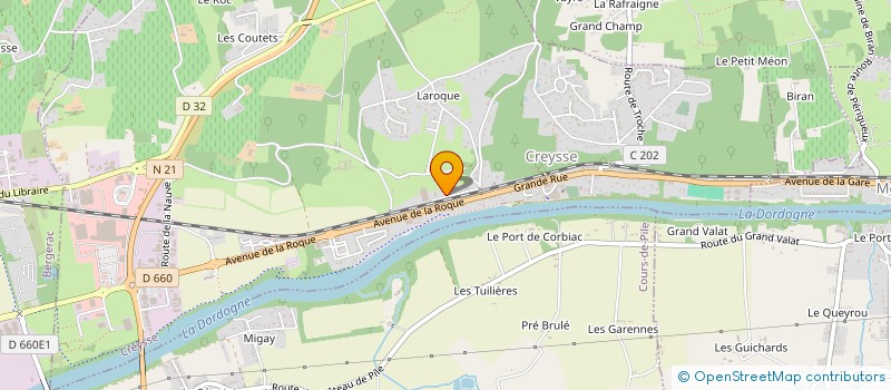 localisation de l'entreprise FRANCE ANIMATIONS LOISIRS à CREYSSE