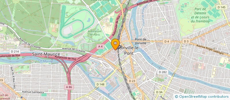 localisation de l'entreprise FRANCE ANTENNES NUMERIQUE à JOINVILLE-LE-PONT