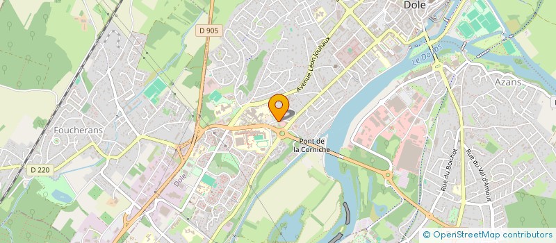 localisation de l'entreprise FRANCE ANTENNES SERVICE à DOLE