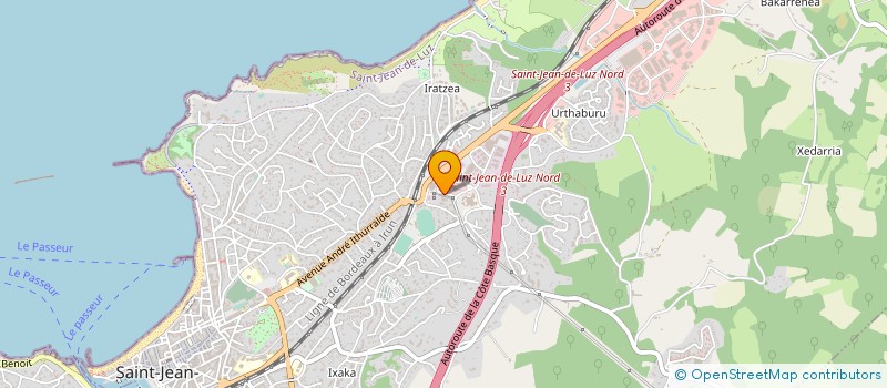 localisation de l'entreprise FRANCE ANTIVOL à SAINT-JEAN-DE-LUZ