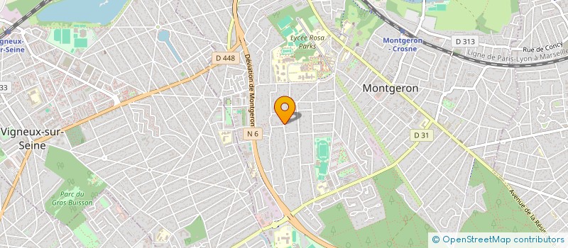 localisation de l'entreprise FRANCE APPLICATIONS ELECTRONIQUES à MONTGERON