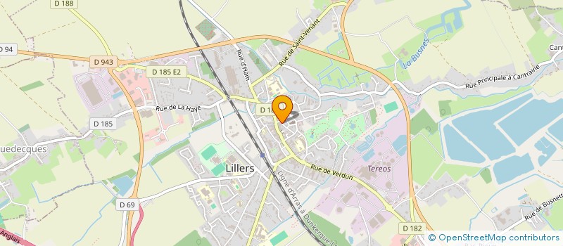 localisation de l'entreprise FRANCE AQUA INTACTO à LILLERS