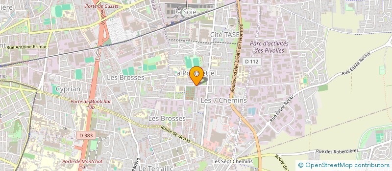 localisation de l'entreprise FRANCE AR BATIMENT  VAULX-EN-VELIN