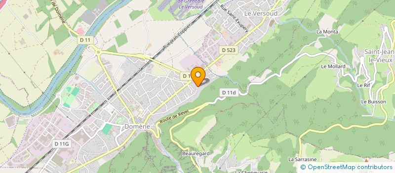 localisation de l'entreprise FRANCE ART CONSTRUCTIONS  LE VERSOUD