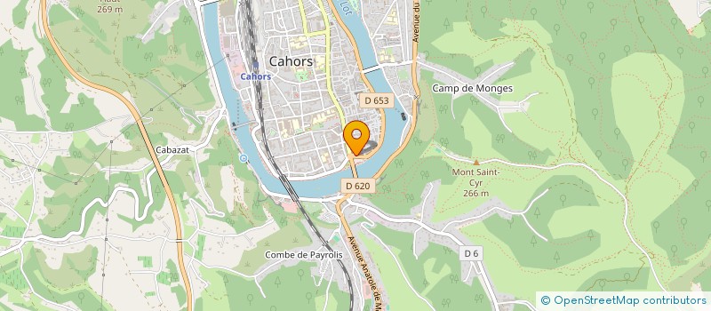 localisation de l'entreprise FRANCE ARTISTES PROMOTION  CAHORS