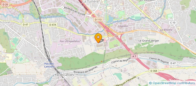 localisation de l'entreprise FRANCE ASSAINISSEMENT PETROLIER à LES PENNES-MIRABEAU