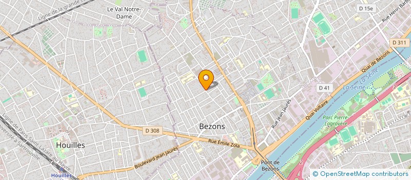 localisation de l'entreprise FRANCE ASSISTANCE AMBULANCES SERVICES  BEZONS