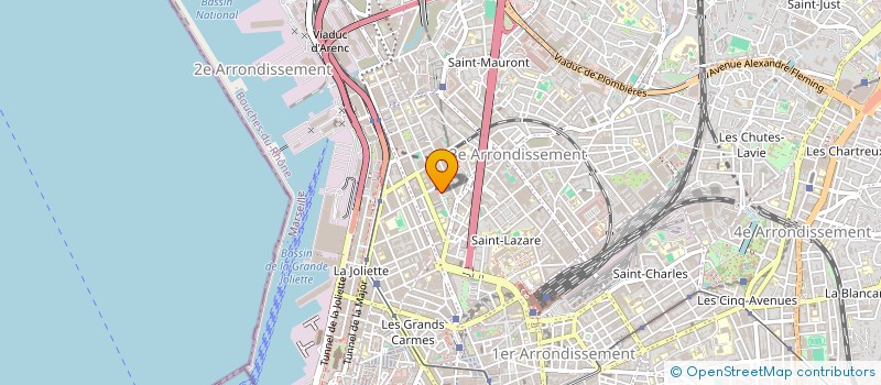 localisation de l'entreprise FRANCE ASSISTANCE FUNERAIRE à MARSEILLE