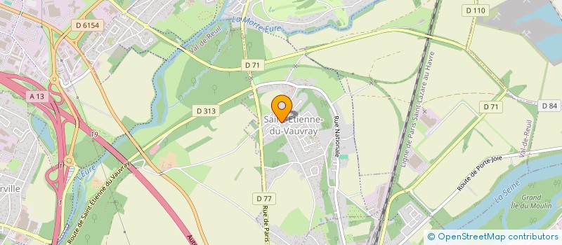 localisation de l'entreprise FRANCE ASSOCIATION QIGONG SANTE  SAINT-ETIENNE-DU-VAUVRAY