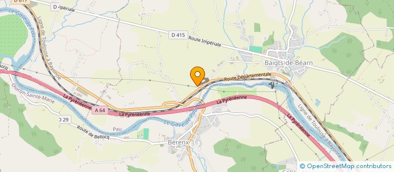 localisation de l'entreprise FRANCE ASSUR  BAIGTS-DE-BEARN