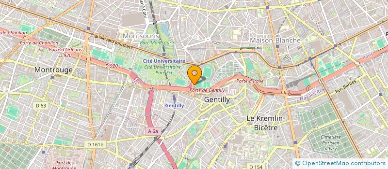 localisation de l'entreprise FRANCE ATHLETISME  PARIS