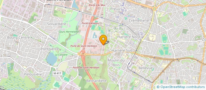 localisation de l'entreprise FRANCE ATLAS 44 à SAINT-HERBLAIN