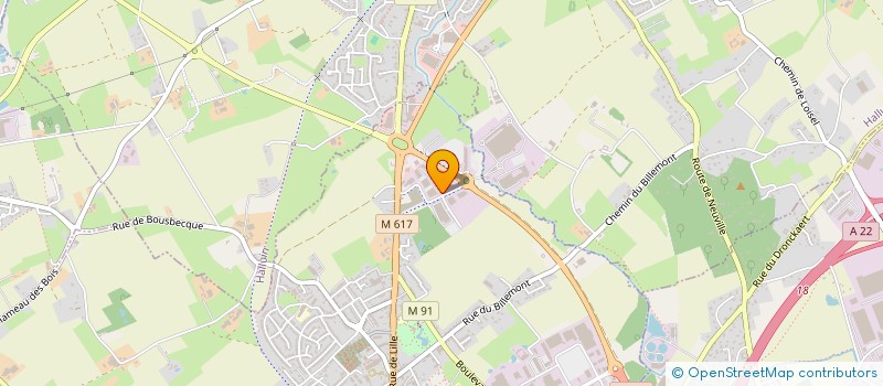 localisation de l'entreprise FRANCE ATTELAGE à RONCQ