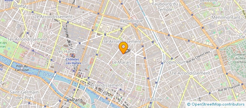 localisation de l'entreprise FRANCE AU TEL  PARIS