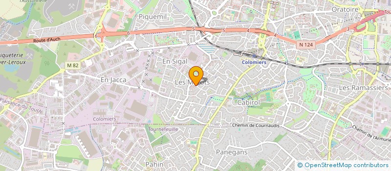 localisation de l'entreprise FRANCE AUTO 31 à COLOMIERS
