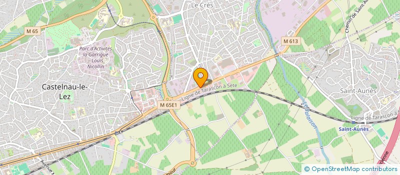 localisation de l'entreprise FRANCE AUTO à LE CRES