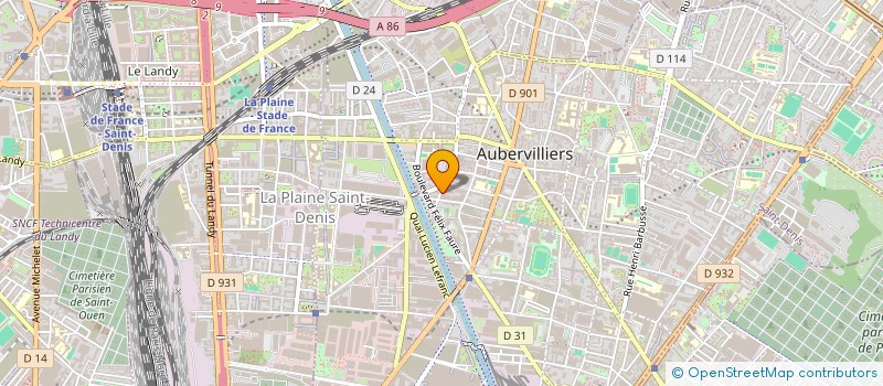 localisation de l'entreprise FRANCE AUTO à AUBERVILLIERS