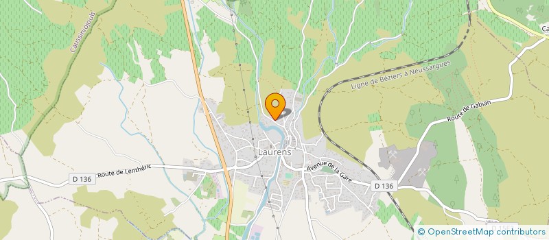localisation de l'entreprise FRANCE AUTO CONTROLE  MAGALAS