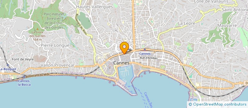 localisation de l'entreprise FRANCE AUTO DISCOUNT à CANNES