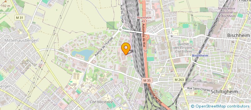 localisation de l'entreprise FRANCE AUTO-GLASS  SCHILTIGHEIM