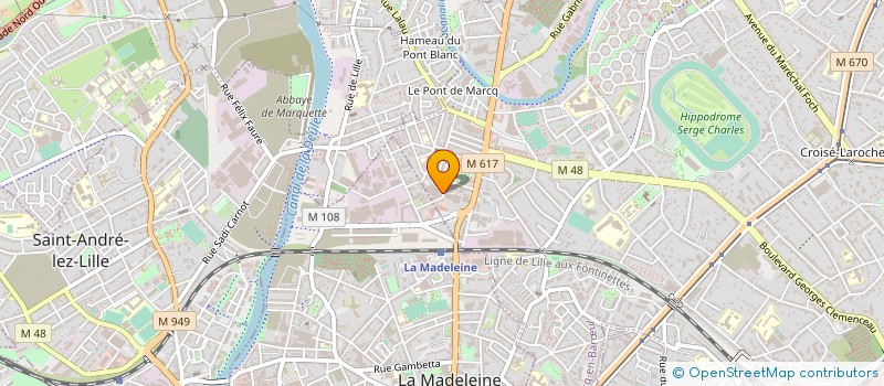 localisation de l'entreprise FRANCE AUTO LTD à MARCQ-EN-BARŒUL