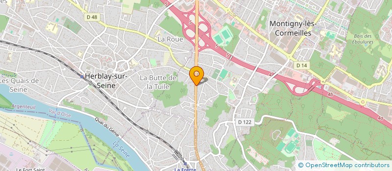 localisation de l'entreprise FRANCE AUTO MOTO  MONTIGNY-LES-CORMEILLES