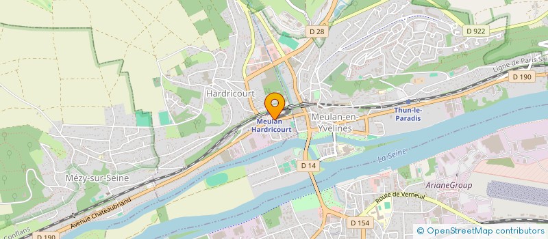 localisation de l'entreprise FRANCE AUTO SCOOT  HARDRICOURT