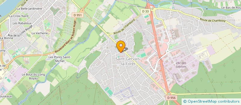 localisation de l'entreprise FRANCE AUTO TRADING  SAINT-GERVAIS-LA-FORET