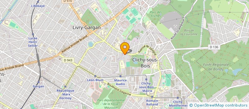 localisation de l'entreprise FRANCE AUTO TRANSPORT à CLICHY-SOUS-BOIS