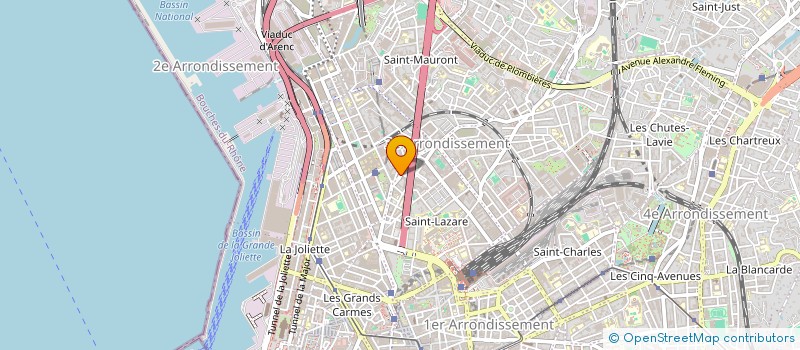 localisation de l'entreprise FRANCE AUTO VENTE à MARSEILLE