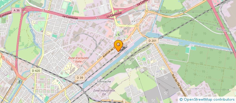 localisation de l'entreprise FRANCE AUTOCONSOMMATION  COLLECTIVE  ILLZACH