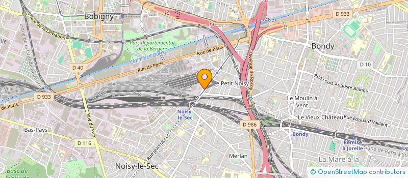 localisation de l'entreprise FRANCE AUTOMOBILES 2000 à NOISY-LE-SEC