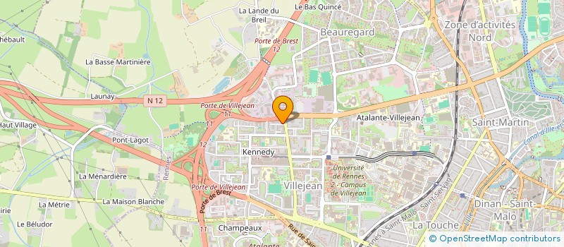 localisation de l'entreprise FRANCE AVC 35  RENNES