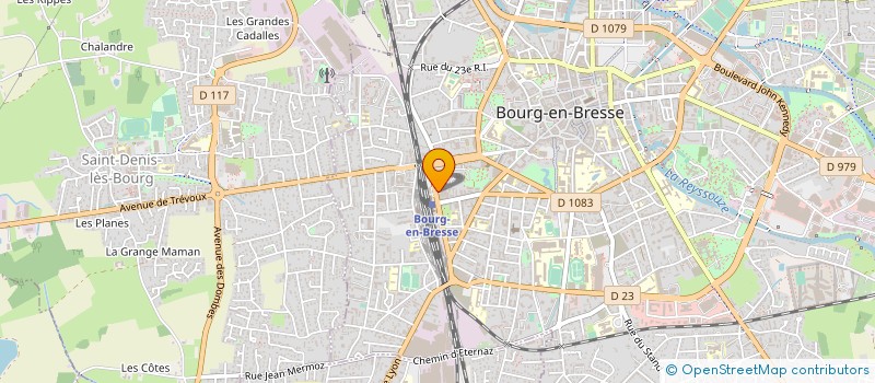 localisation de l'entreprise FRANCE AVC - FONDS DE DOTATION à BOURG-EN-BRESSE