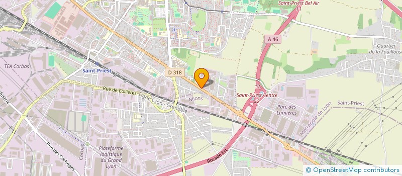 localisation de l'entreprise FRANCE AVENIR ECOLOGIE  CHASSE-SUR-RHONE