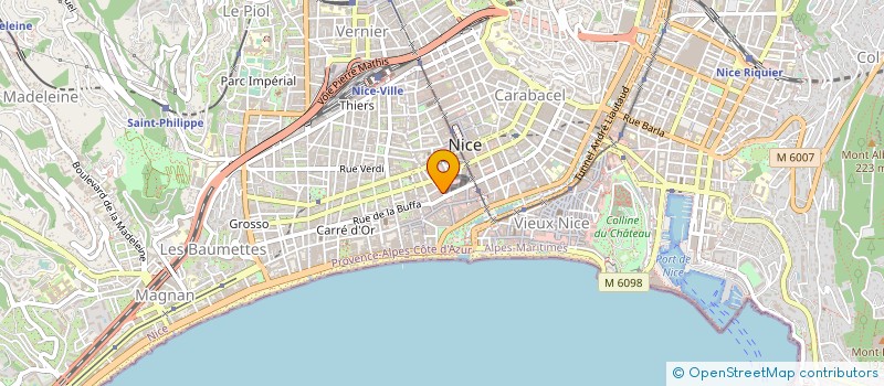 localisation de l'entreprise FRANCE AZUR GESTION à NICE