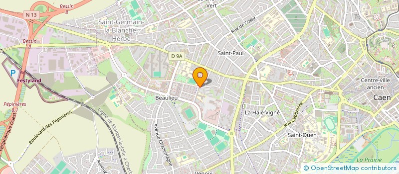 localisation de l'entreprise FRANCE BA BATIMENT à CAEN