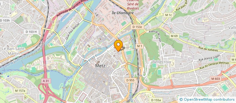 localisation de l'entreprise FRANCE BALLE  METZ