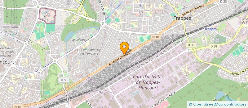 localisation de l'entreprise FRANCE BAT  TRAPPES