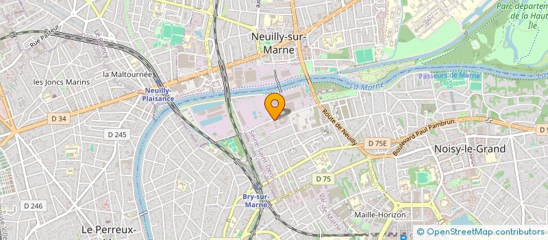 localisation de l'entreprise FRANCE BATEC SUD  NOISY-LE-GRAND