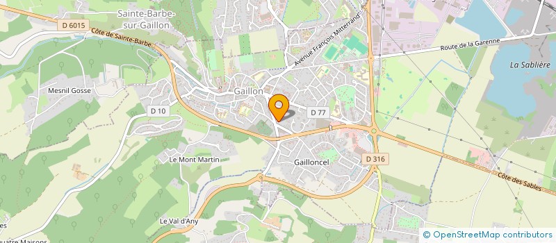 localisation de l'entreprise FRANCE BATI à SAINT-DENIS