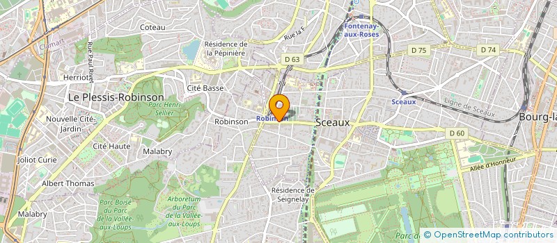 localisation de l'entreprise FRANCE BATI COURTAGE à SCEAUX