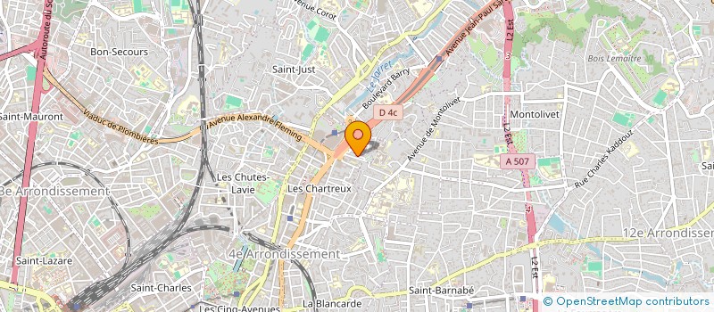 localisation de l'entreprise FRANCE BATIMENT à MARSEILLE