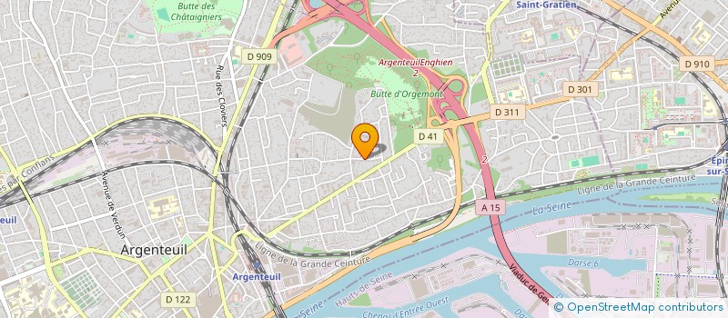 localisation de l'entreprise FRANCE BATIMENT  ARGENTEUIL